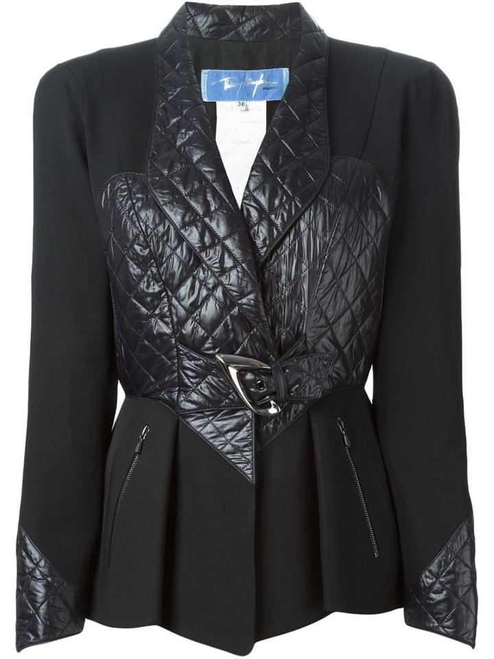 Thierry Mugler Vintage Quilted Panel Jacket