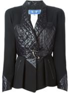 Thierry Mugler Vintage Quilted Panel Jacket
