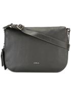 Furla Classic Shoulder Bag, Women's, Black, Calf Leather