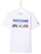 Mc2 Saint Barth Kids Cars T-shirt - White