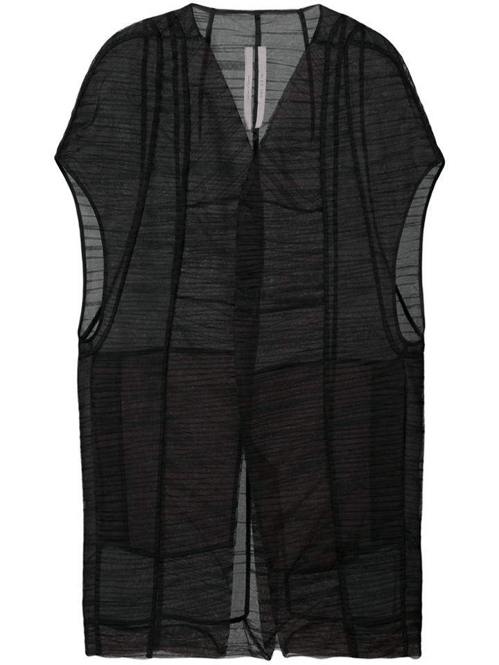 Rick Owens Mantelette Jacket - Black