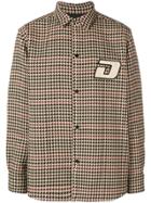 Drôle De Monsieur Houndstooth Shirt - Neutrals