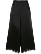 Andrew Gn Lace Detailed Trousers - Black
