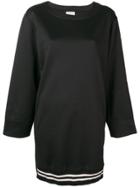 Moncler Scuba Sweatshirt Dress - Black