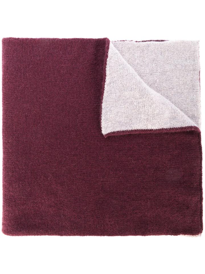 Dell'oglio Plain Scarf - Pink & Purple