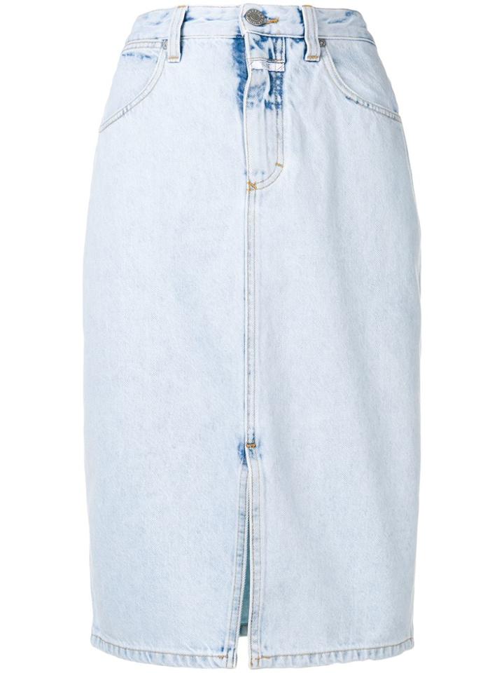 Closed Mid-length Denim Skirt - Blue