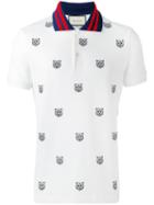 Gucci - Printed Polo Shirt - Men - Cotton/spandex/elastane - S, White, Cotton/spandex/elastane