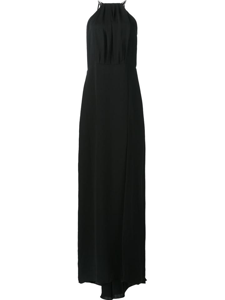 Halston Heritage Front Slit Long Dress