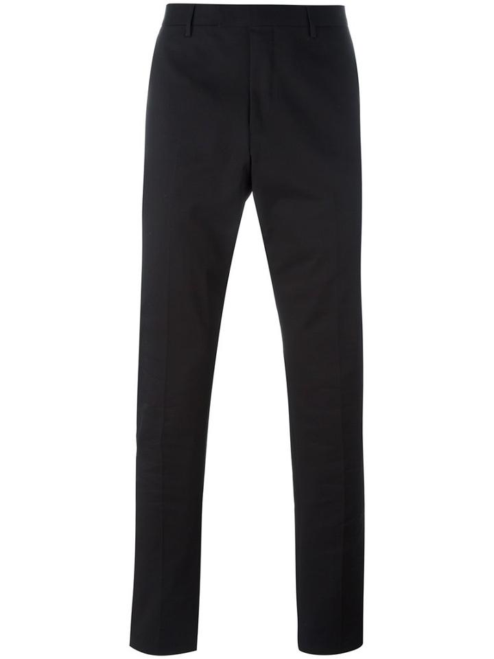 Gucci Stretch Gabardine Chinos, Men's, Size: 50, Black, Cotton/spandex/elastane/viscose