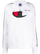 Champion Printed Logo Sweater - White