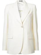 Maison Margiela Blazer Jacket, Women's, Size: 44, White, Spandex/elastane/virgin Wool