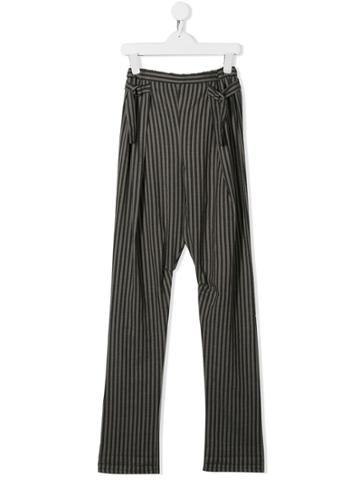 Anja Schwerbrock Teen Pado Striped Trousers - Grey