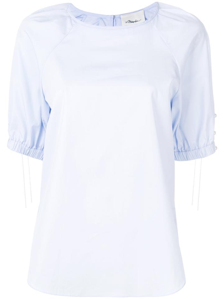 3.1 Phillip Lim Embellished Tailored Blouse - Blue