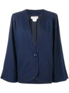 Yves Saint Laurent Vintage Cape Jacket - Blue
