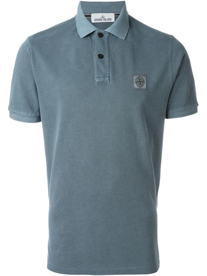Stone Island Logo Polo Shirt
