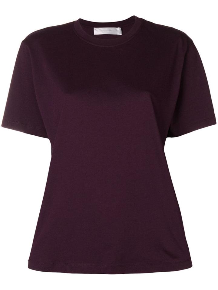 Victoria Victoria Beckham Crew Neck T-shirt - Pink & Purple