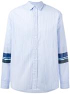 Plac Striped Shirt, Men's, Size: Large, Blue, Cotton