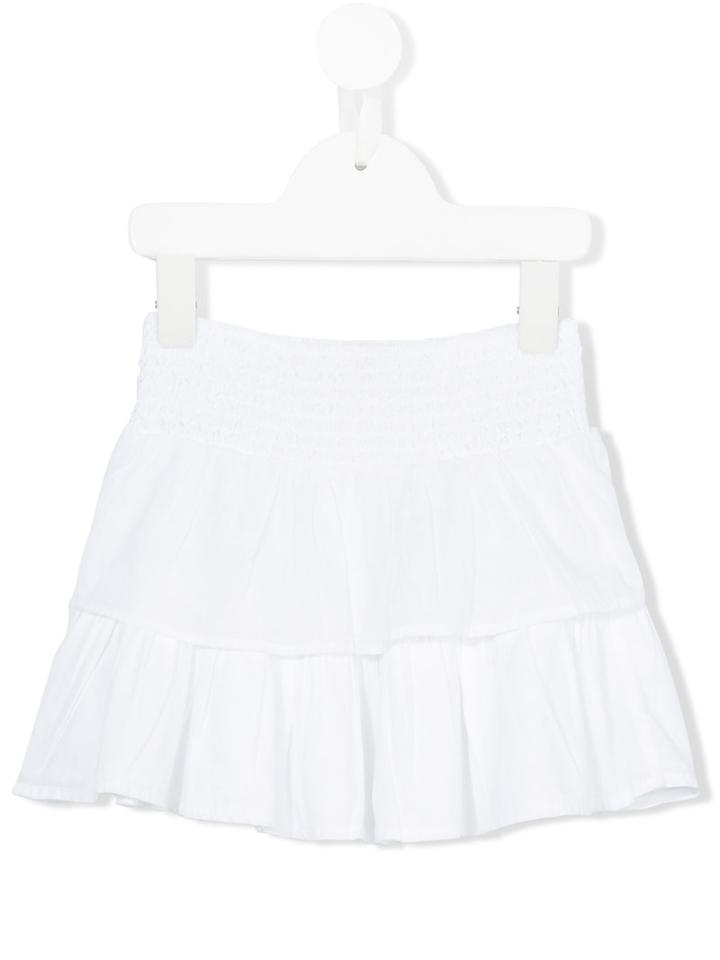 Maan - Ruffled Skirt - Kids - Cotton - 10 Yrs, White