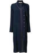 Marni Neckerchief Detail Shirt Dress - Blue