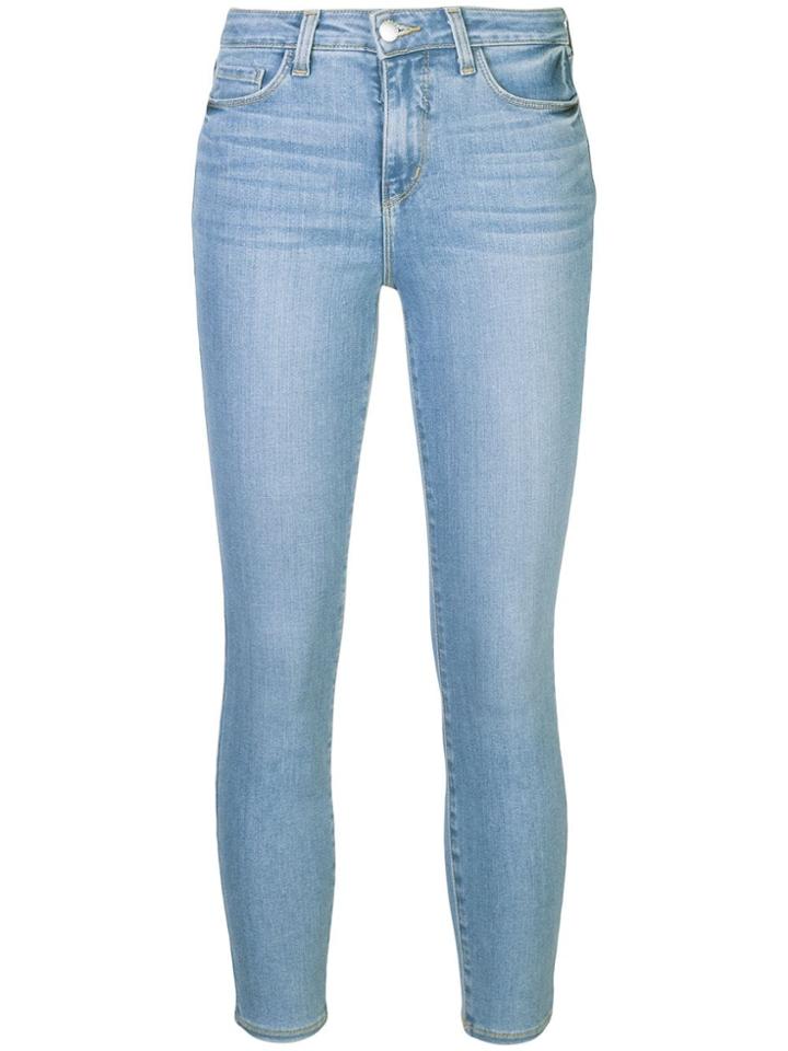L'agence Margot Cropped Jeans - Blue