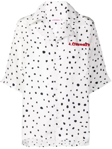 Charles Jeffrey Loverboy Loverboy Dotted Shirt - White