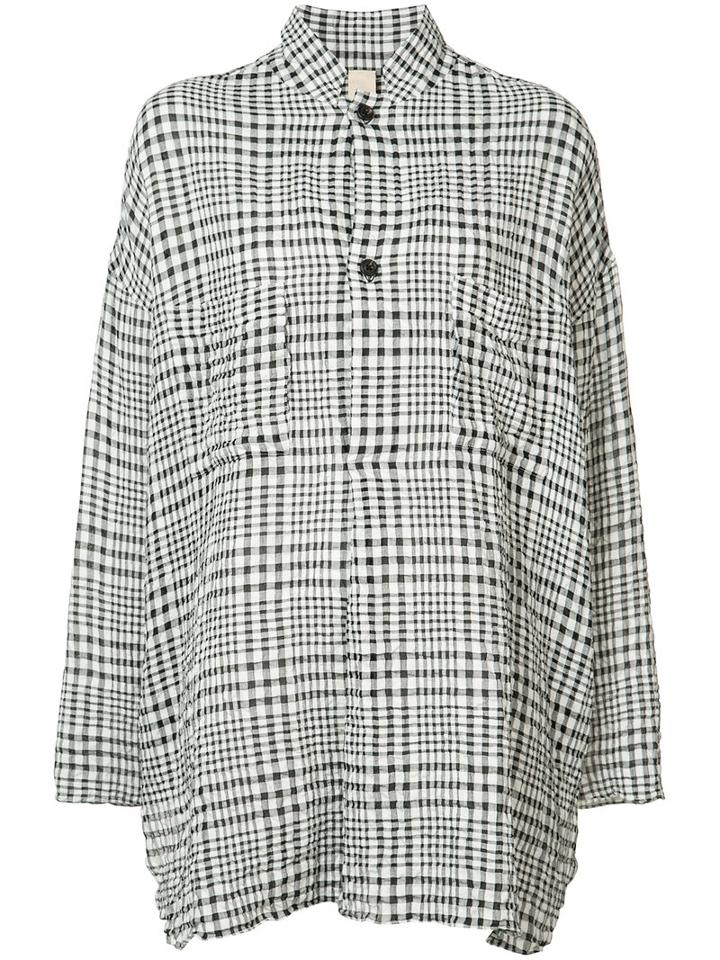 Forme D'expression - Bed Shirt - Women - Cotton/linen/flax - S, White, Cotton/linen/flax