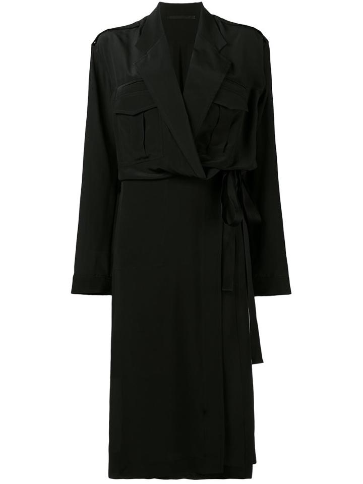 Haider Ackermann Trench-style Wrap Dress
