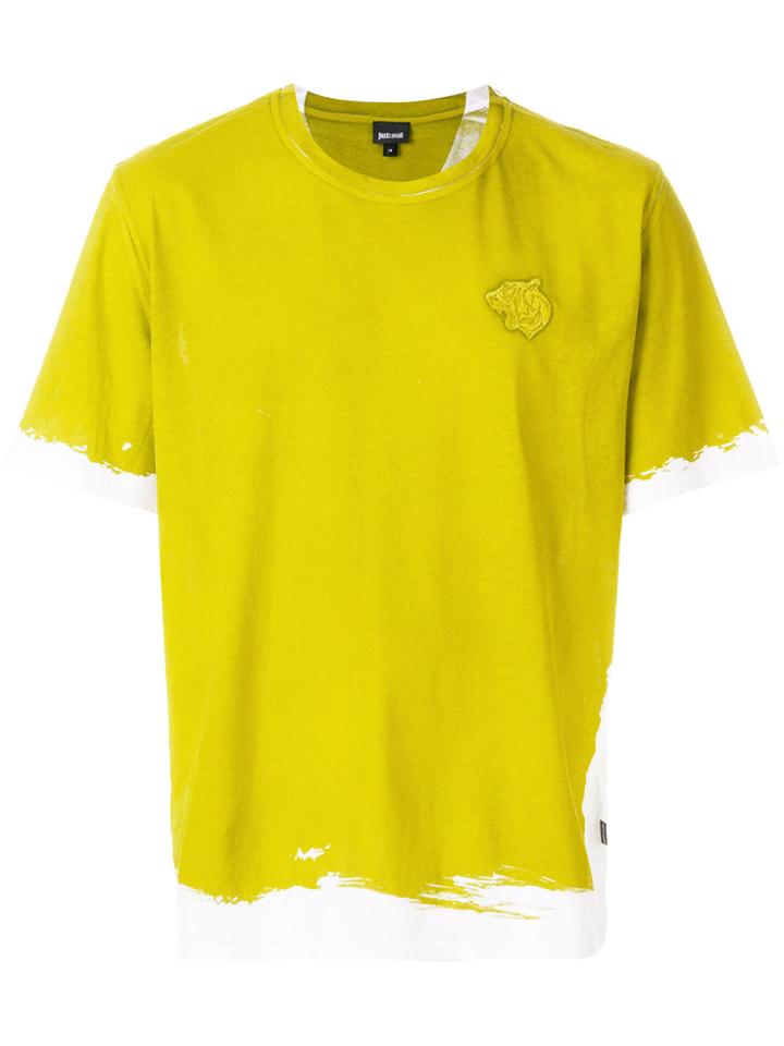 Just Cavalli Colour Block T-short - Green