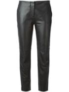 Theory Leather Trousers
