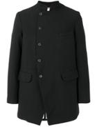 Comme Des Garçons Homme Plus Mandarin Collar Coat - Blue
