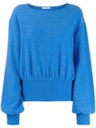 Société Anonyme Wide Sleeved Sweatshirt - Blue