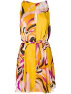 Emilio Pucci - Printed Pleated Dress - Women - Silk - 42, Silk