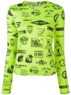 Mcq Alexander Mcqueen Surf Print Jumper - Green