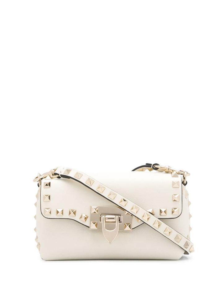 Valentino Rockstud Crossbody Bag - Neutrals