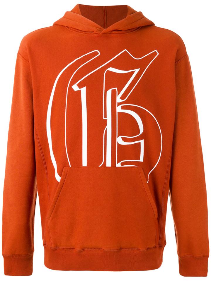Golden Goose Deluxe Brand Rust Hoodie Sweater - Yellow & Orange