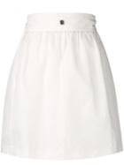 Chanel Pre-owned 2007's A-line Skirt - White