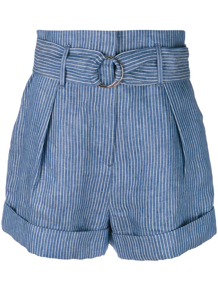 Mara Hoffman Belted Shorts - Blue