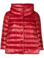 Herno Padded Front Fastened Jacket - Red