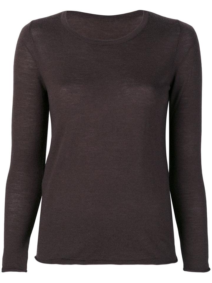 Sottomettimi Fine Knit Sweater - Brown