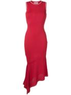 Victoria Beckham Fitted Asymmetric Hem - Red