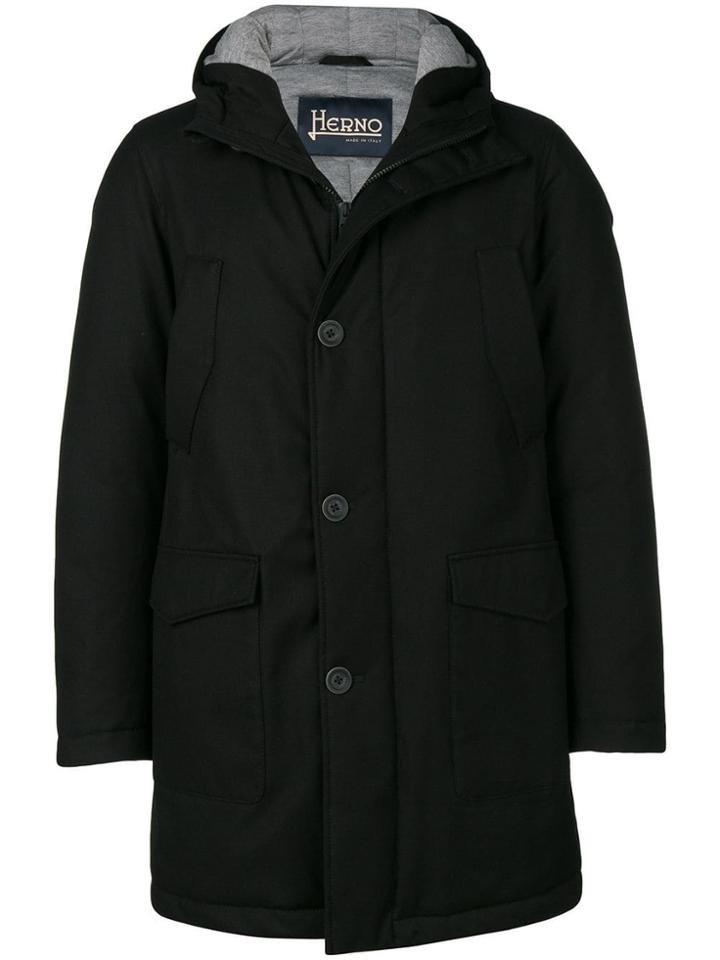 Herno Sub-zero Parka Coat - Black