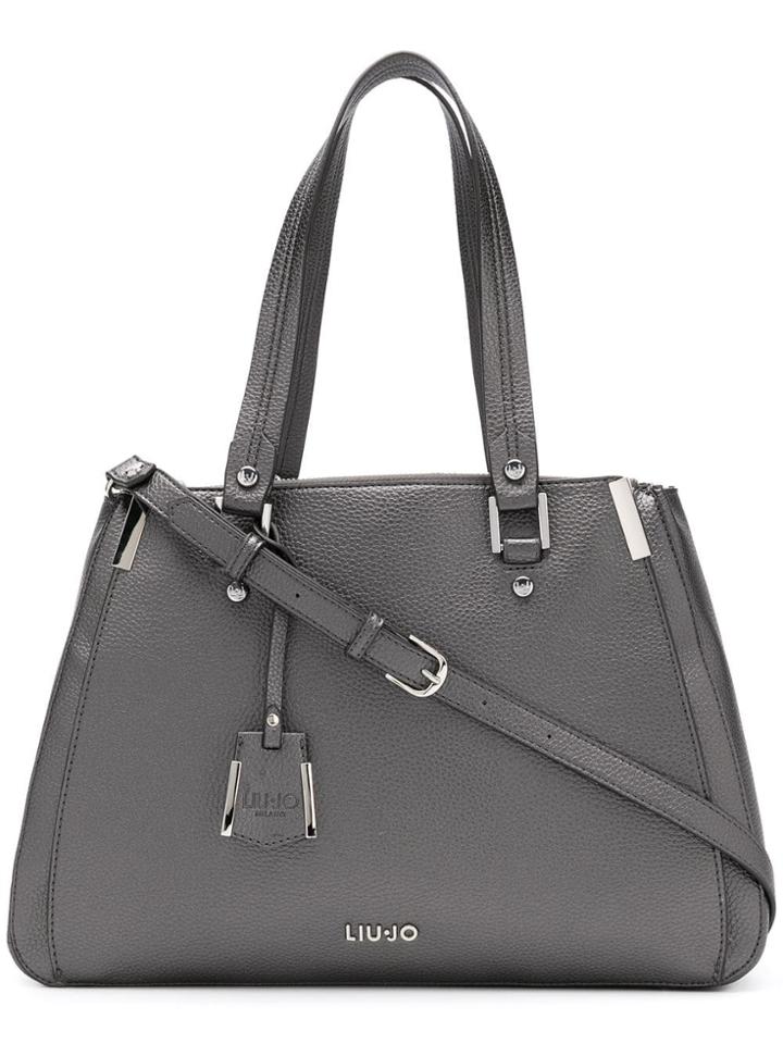 Liu Jo Double Zip Satchel Bag - Grey