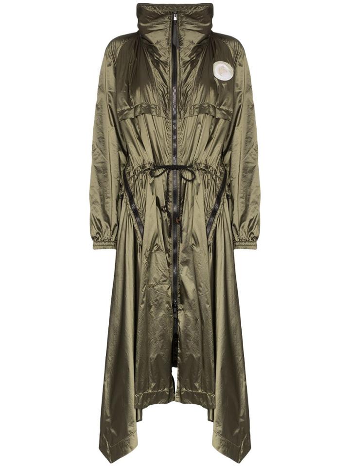 Chloé Hooded Raincoat - Green