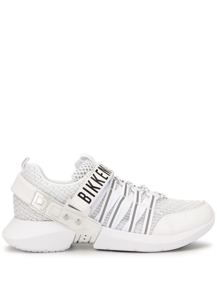 Dirk Bikkembergs Logo Touch-strap Sneakers - White