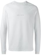 Futur Logo Print Sweatshirt, Men's, Size: Large, White, Cotton