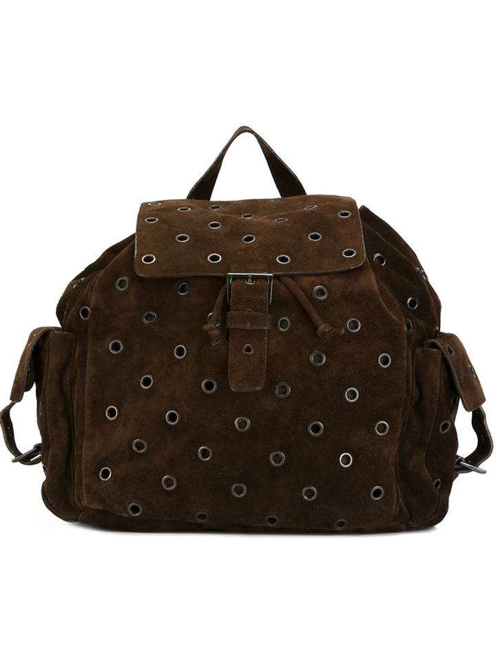 Prada Vintage Eyelet Backpack