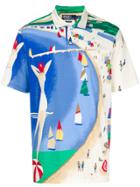 Polo Ralph Lauren Riviera Print Polo Shirt - White