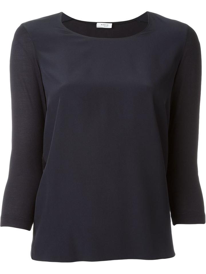 Akris Punto Boat Neck Top