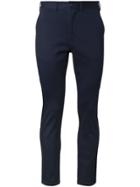 Fadeless Cropped Chino Trousers - Blue