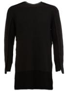 Maison Mihara Yasuhiro Sleeves Detailing Pullover - Black